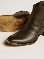 Patty ankle boots in black leather - Image 4