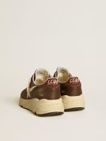 Running Sole in nylon and leather with TPU star and nubuck heel tab - Image 4