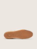 Women's True-Star in metallic platinum leather with light gray suede star - Image 5