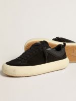 Men's Space-Star Cube in black suede with perforated star - Image 3