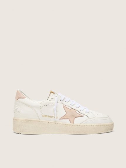 Women's Ball Star with pink nubuck star and heel tab