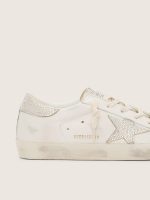 Women's Super-Star in nappa leather with Swarovski crystal star and heel tab - Image 5