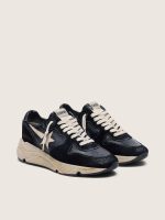 Women's Running Sole in black nappa and suede - Image 2