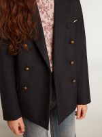 Boys' dark blue double-breasted buttoned blazer - Image 6