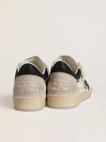 Women's Ball Star LTD in nappa with black crystal star and beige suede inserts - Image 4