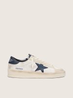 Men's Stardan in beige suede with blue star