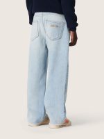 Golden boys' jeans in light blue denim with an embroidered logo - Image 6