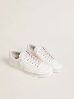 White cotton laces with contrasting gold stars - Image 3
