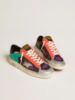 Men's Stardan LAB in patent leather and mesh with rubber star - Image 2