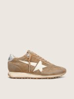 Women's Marathon in tobacco suede with white star