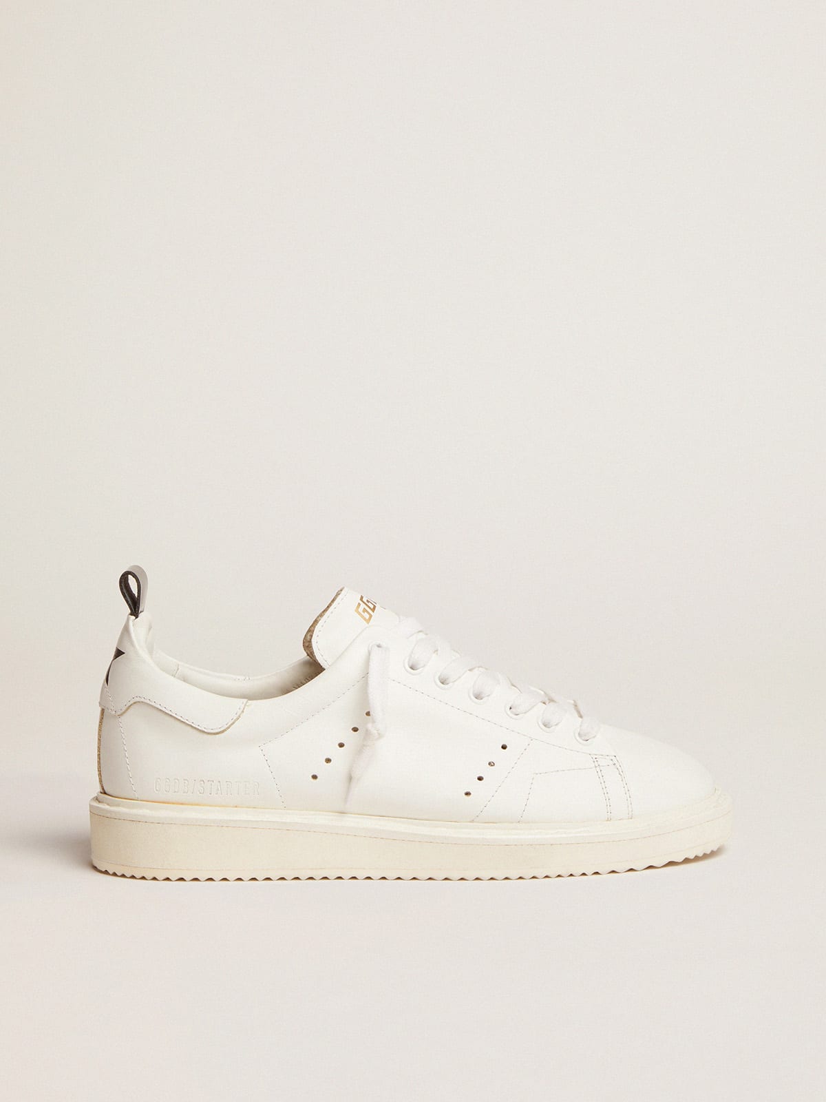 f420c2db9b8a11a25fd5934bc5a5e061421f26acf3a2bd54e628f9f24afa834d Men's Starter in leather with star on the heel tab - Image 1
