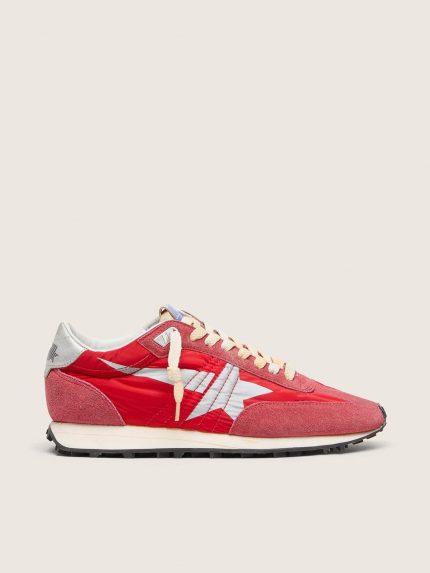 Women's Marathon with red nylon upper and silver star