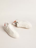 Women's Purestar with white leather star and orange heel tab - Image 2