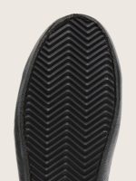 Women's Super-Star LTD in perforated black suede with black star and crystals - Image 5