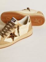 Women's Ball Star in nappa and suede with pony skin star and metallic heel tab - Image 3