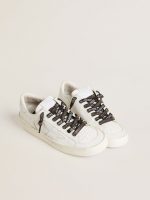 Black cotton laces with silver Swarovski crystals and white logo - Image 3