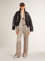 Women's joggers with floral print - Image 3