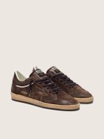 Men's Ball Star in brown suede with brown leather star and heel tab - Image 2