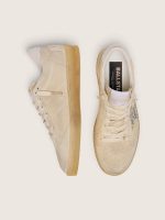 Women's Ball Star in pearl suede with silver glitter star - Image 4