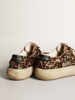 Men's Space-Star in leopard print pony skin with black star and heel - Image 5