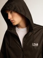 Men's windcheater with contrasting white logo and star - Image 5