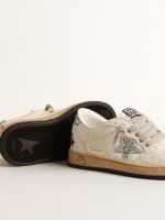 Ball Star Junior in nappa with silver glitter star and heel tab - Image 3