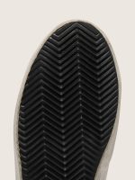 Women's Super-Star with white suede star and black croc-print leather heel tab - Image 5