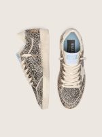 Women's Ball Star LTD in leopard pony skin with cream leather star - Image 3