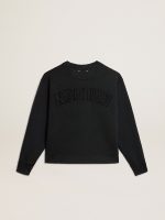 Sweatshirt in washed black with reverse logo on the back - Jersey Capsule - Image 6