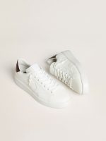 Men's Purestar with white leather star and burgundy croc-print leather heel tab - Image 2