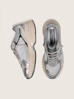 Women's Lightstar in gray mesh and silver nappa leather with gray TPU star - Image 3