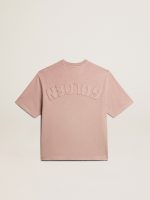Powder-pink T-shirt with reverse logo on the back - Jersey Capsule - Image 6