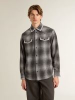 Men's gray shirt with white embroidery - Image 2