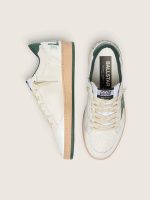 Women's Ball Star Wishes in white nappa leather with green leather star and heel tab - Image 3