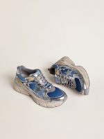 Men's Lightstar in light blue mesh with white TPU star and silver bio-based inserts - Image 2