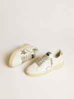 Women's Ball Star with silver leather star and silver glitter heel tab - Image 2