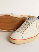 Men's Super-Star with perforated star and blue suede heel tab - Image 3